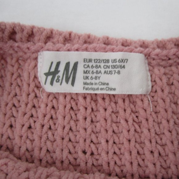 H&M Chunky Pink Sweater size EUC - Picture 3 of 9